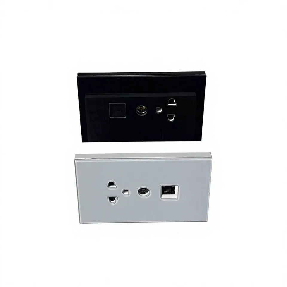 Export-grade Us-standard 120-type High-power Multi-function Three-hole British-style Socket; Tv Computer Outlet No Display - Image 1