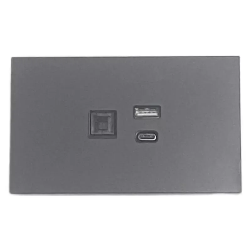 Export-only Us Market Smart Socket Tuya-enabled Wifi Individual Outlet Control Usb Port 10a Compatible Mobile App Tempered Glass - Image 1